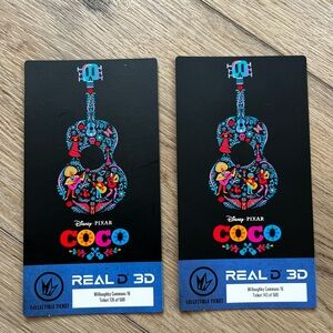 Disney • Pixar Coco Collectible Movie Tickets 🍿
